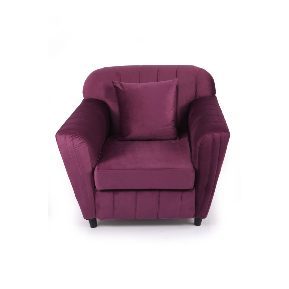 Primrose Augusta 1 Seater Sofa Set - Violet